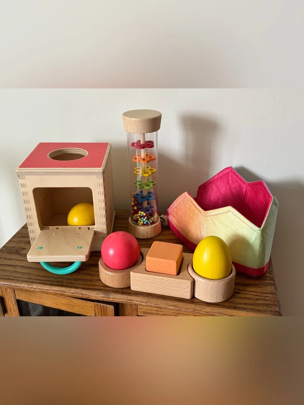 Lovevery Wooden Toy Lot Sarah’s Silks